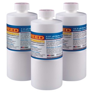 REED INSTRUMENTS R1400-KIT PH Buffer Solution Kit, pH 4.01, 7 and 10, 500mL | CE7YLF