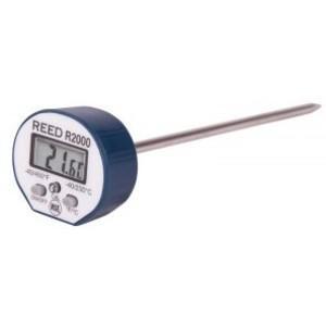 REED INSTRUMENTS R2000 Digital Stem Thermometer, Water-Resistant, -40 to 230 deg. C | CD4DAD