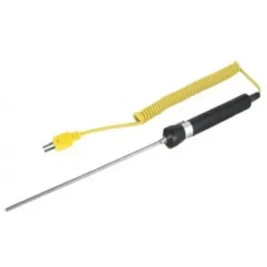 REED INSTRUMENTS R2950-NIST Thermocouple Probe, Immersion, Type K, NIST Certified, -50 to 600 deg. C | CD4CZV