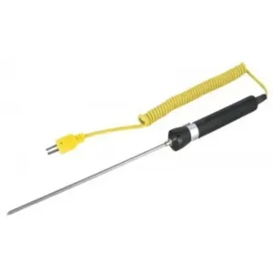 REED INSTRUMENTS R2960 Thermocouple Probe, Needle Tip, Type K, -50 to 600 deg C | CD4CZW