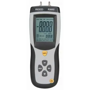 REED INSTRUMENTS R3002 Digital Manometer, Differential Gauge, 5psi | CD4DLE