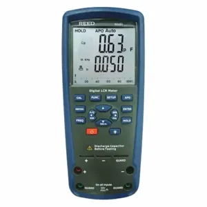 REED INSTRUMENTS R5001-NIST Passive Component LCR Meter, Test Frequency Upto 100kHz, NIST Certified | CD4DGR