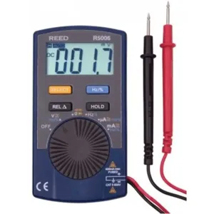 REED INSTRUMENTS R5006-NIST Autoranging Pocket Multimeter, NIST Certified, 4000 Count | CD4DFZ