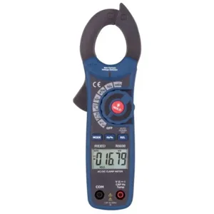 REED INSTRUMENTS R5030 AC/DC Clamp Meter, True RMS, Temp. and Non-Contact Volt. Detector, 500A | CD4DEV