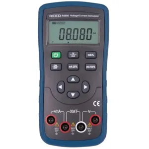 REED INSTRUMENTS R5800 Current And Voltage Calibrator, 0 to 20mA DC, 0 to 10V DC Source, LCD | CD4DHY 161D37