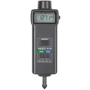 REED INSTRUMENTS R7140 Contact/Photo Tachometer, Combination, Non Contact Range 300mm | CD4DLW K4010