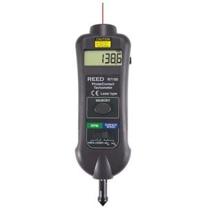 REED INSTRUMENTS R7150 Laser-Foto-Tachometer, professionelle Kombination, Kontakt/Berührungslos | CD4DLU DT-1236L