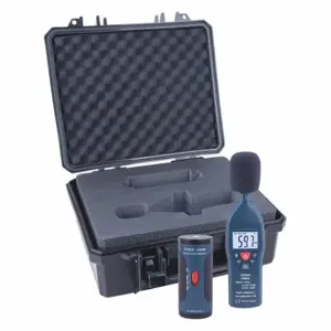 REED INSTRUMENTS R8050-KIT Sound Level Meter And Calibrator Kit, 35 To 135 dB, 31.5Hz To 8kHz | CD4DDM 161D41