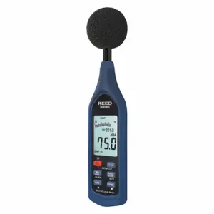 REED INSTRUMENTS R8080 Sound Level Meter, 30 To 130dB, 20 Hz To 8 kHz, USB, 4 Digit LCD | CD4DDQ 161D43