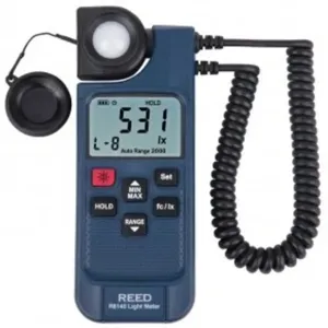 REED INSTRUMENTS R8140 LED Light Meter, Detachable and Rotatable Light Sensor | CD4DEB R8120