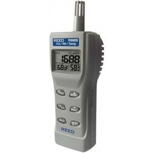 REED INSTRUMENTS R9900 CO2 Meter, Indoor Air Quality, Temperature and Humidity | CD4DDE 77535