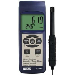 REED INSTRUMENTS SD-3007 Thermo-Hygrometer Datalogger, 0 to 50 deg. C | CD4DAW