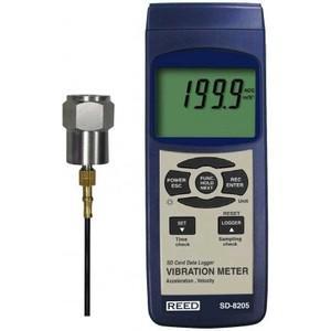 REED INSTRUMENTS SD-8205 Vibration Meter/Datalogger LCD USB/RS232 | AH6WGE 36JH27