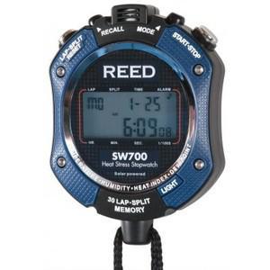 REED INSTRUMENTS SW700-NIST Heat Stress Stopwatch, Solar Power, Measures Temp. and Humidity, NIST Certified | CD4DPB