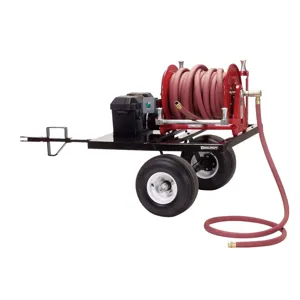 REELCRAFT 600810 Hose Reel and Trailer, 1 Inch x 100 Feet | BT4ZFM