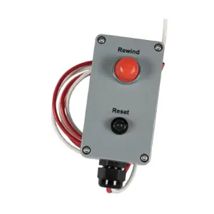 REELCRAFT 600869 Push Button Switch with Breaker, 12/24V DC | BT7YYG