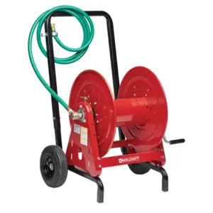 REELCRAFT 600968 Hose Reel and Hand Cart, 1 Inch x 100 Feet | AM2JJE