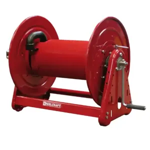 REELCRAFT CH37112 L Hand Crank Hose Reel, Premium Duty, 1000 psi, 1 Inch x 50 ft. Size | CJ6RYR