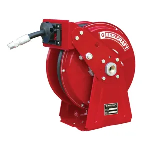 REELCRAFT DP5635 OHP Dual Pedestal Hose Reel, Inner Diameter 3/8 Inch, 4800 Psi, Hose Length 35 Feet | AN4LZX