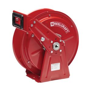 REELCRAFT DP7800 OMP Dual Pedestal Hose Reel, Inner Diameter 1/2 Inch, 3000 Psi, Hose Length 50 Feet | BT6DGR