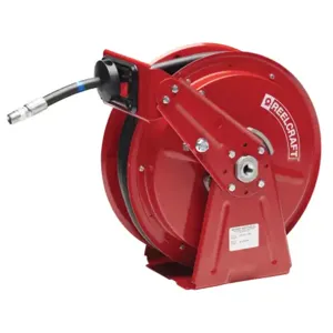 REELCRAFT DP7450 OHP Dual Pedestal Hose Reel, Inner Diameter 1/4 Inch, 5000 Psi, Hose Length 50 Feet | BT6DGJ