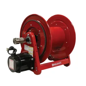 REELCRAFT EA32112L10A Hose Reel, Heavy Duty, 115 V AC Motor Driven, 1/2 Inch x 200 Feet | BT6DJC