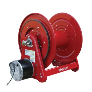 REELCRAFT EA32112M12D Hose Reel, Heavy Duty, 12 V DC Motor Driven, 1/2 Inch x 200 Feet | BT6DJA