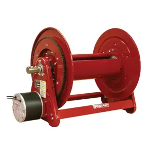 REELCRAFT EA33118 M12D Motor Driven Hose Reel, 12 VDC, Inner Diameter 3/4 Inch, Hose Length 175 Feet | BT7CLA