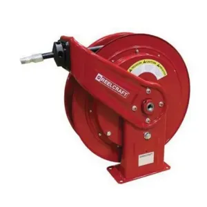 REELCRAFT HD74050 OHP Hose Reel, Inner Diameter 1/4 Inch, 5000 Psi, Hose Length 50 Feet | BT7FYM