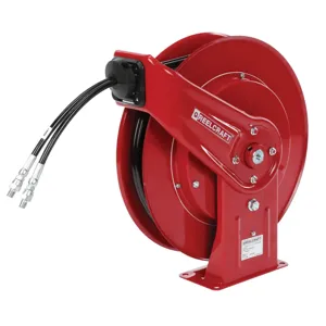 REELCRAFT THA7825 OMP Hydraulic Hose Reel, Twin Hose, 2000 psi, 1/2 Inch x 25 ft. Size | CJ6TFE