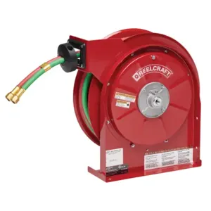 REELCRAFT TW5425 OLPT Welding Hose Reel, Inner Diameter 1/4 Inch, 200 Psi, Hose Length 25 Feet | BT7LYG