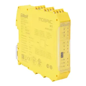 REER MOSAIC-M1 Master Safety Controller, 24 VDC, Digital Safety Input, Edm/Start Input | CV7FZX