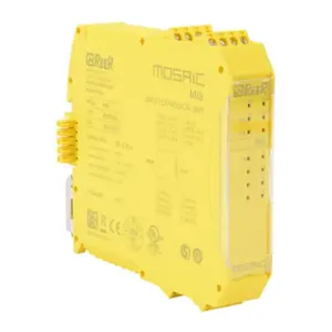 REER MOSAIC-MI8 Safety Expansion Module, 24 VDC, Digital Safety Input, Pluggable Screw Terminals | CV7TTD