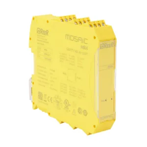 REER MOSAIC-MR4 Safety Relay Extension Module, 24 VDC, 4 N.O. Safety Output, 2 N.C. Monitoring Output | CV7TTQ