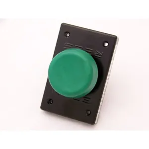 REES 00662-003 Plunger Push-button, Plastic, Mushroom, Green | AX3KRD