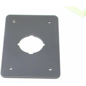 REES 01004-003 Switch Plate, 110mm Size, 30.5mm Switches, Black | AX3KRJ 36LR84