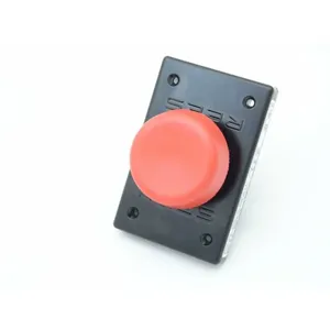 REES 01461-102 Plunger Push-button, Mushroom, Plastic, Red | AX3KTJ