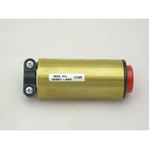 REES 02321-002 Cylindrical Push-button, Brass Shell, Red | AX3KWE