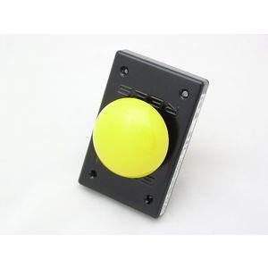 REES 02761-004 Mushroom Head Push-button, Metallic, Yellow | AX3KWX