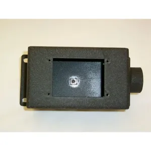 REES 02765-000 Single Hole Enclosure, Black | AX3KWY