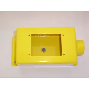 REES 02765-100 Single Hole Enclosure, Yellow | AX3KWZ