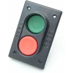 REES 02810-132 Double Plunger Push-button, 1-3/8 Size, Green/red | AX3KXC