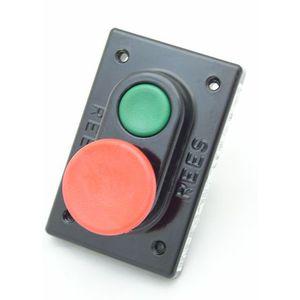 REES 03605-032 Doppelstößel-Druckknopf, grün/rot | AX3KXX