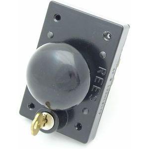 REES 04161-001 Push-button With Key Lock, Green | AX3KYL