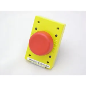 REES 04161-202 Mushroom Plunger Push-button With Latch, Red | AX3KYP