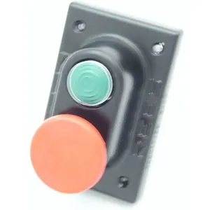 REES 04947-132 Plastic Plunger Push-button, Green/red, 1//1.75 Size | AX3LBH