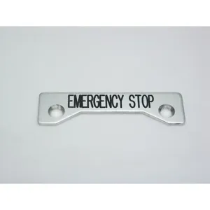 REES 09002-004 Legend Plate, Standard, Emergency Stop | AX3LFK