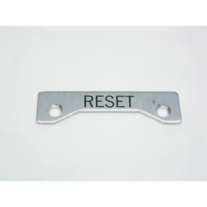 REES 09002-009 Legend Plate, Standard, Reset | AX3LFQ