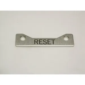 REES 09003-009 Legend Plate, Standard, Reset | AX3LGN