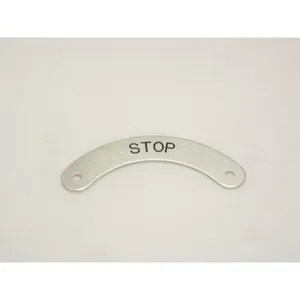 REES 09005-003 Legend Plate, Standard, Stop | AX3LHB